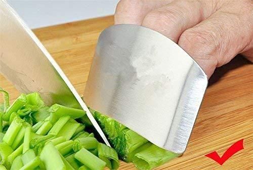 Kitchen - Steel Finger Guard Cut Cutting Protector