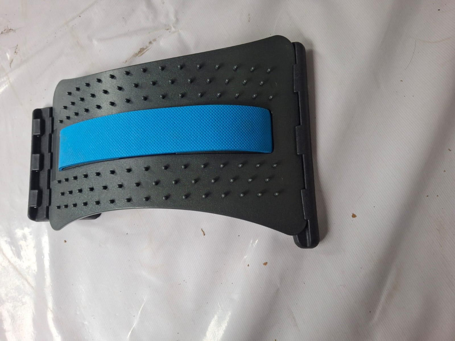 Multi-Level Back Stretcher Posture Corrector Device for Back Pain Relief with Back Support Mate Magic Back Stretching Massage (Blue)