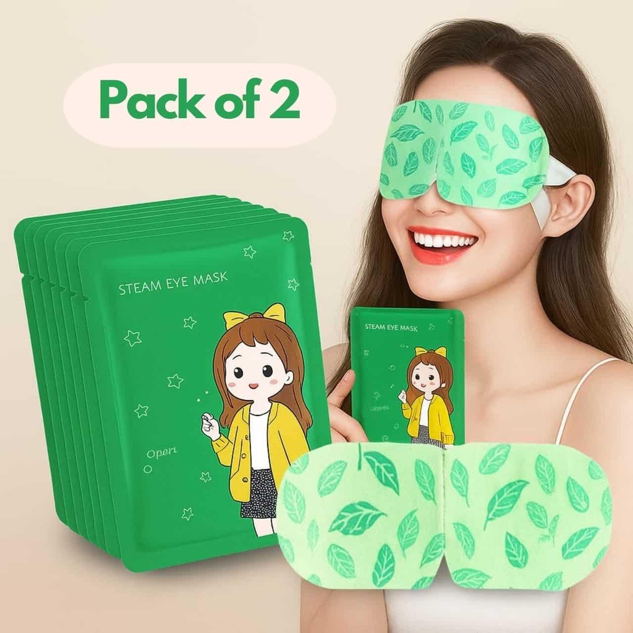 Steam Eye Mask Pack of 2