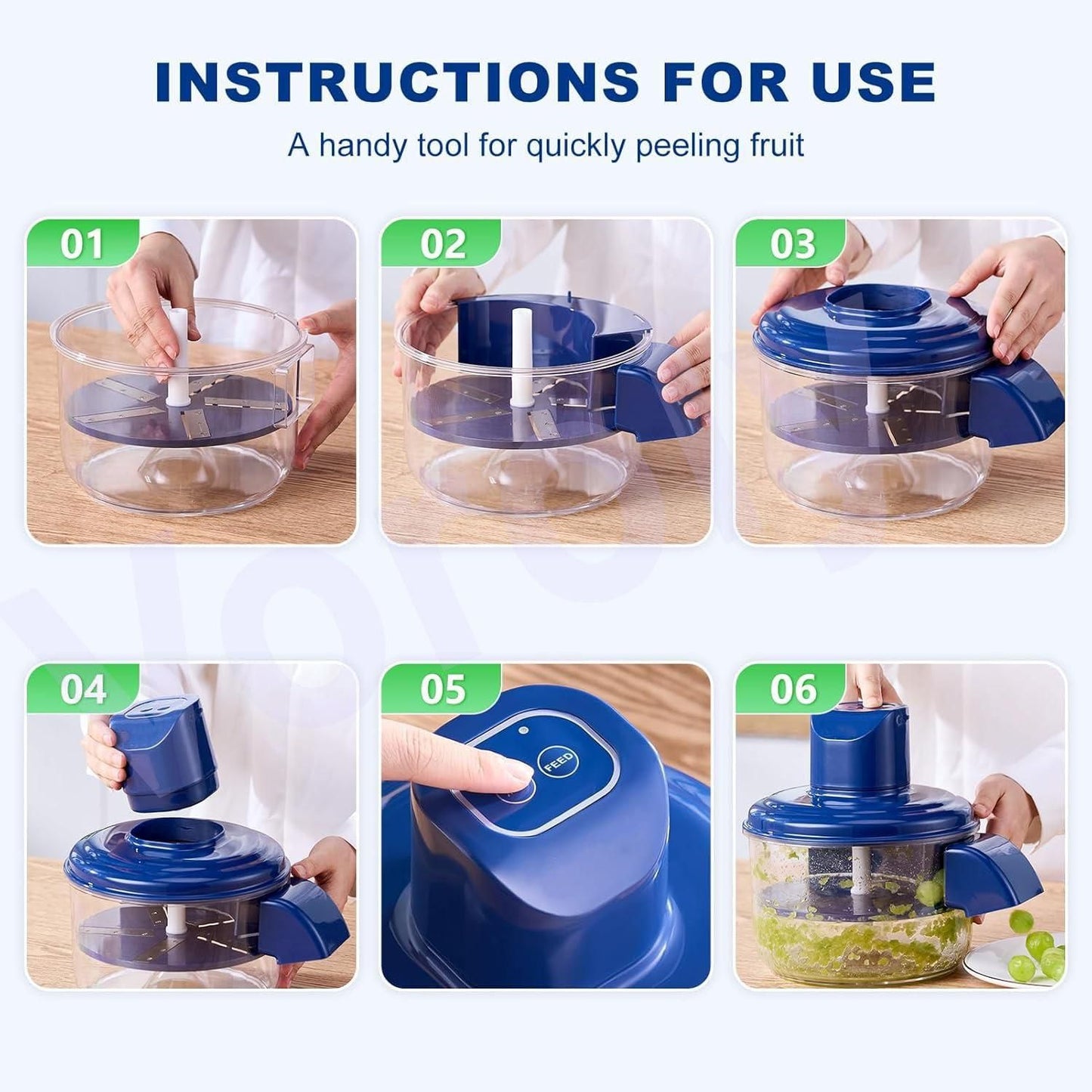 Electric Peeler Machine for Garlic & Small Fruits