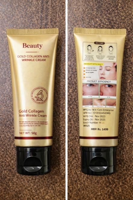 Gold Collagen Anti Wrinkle Cream 50gm (Pack of 1)
