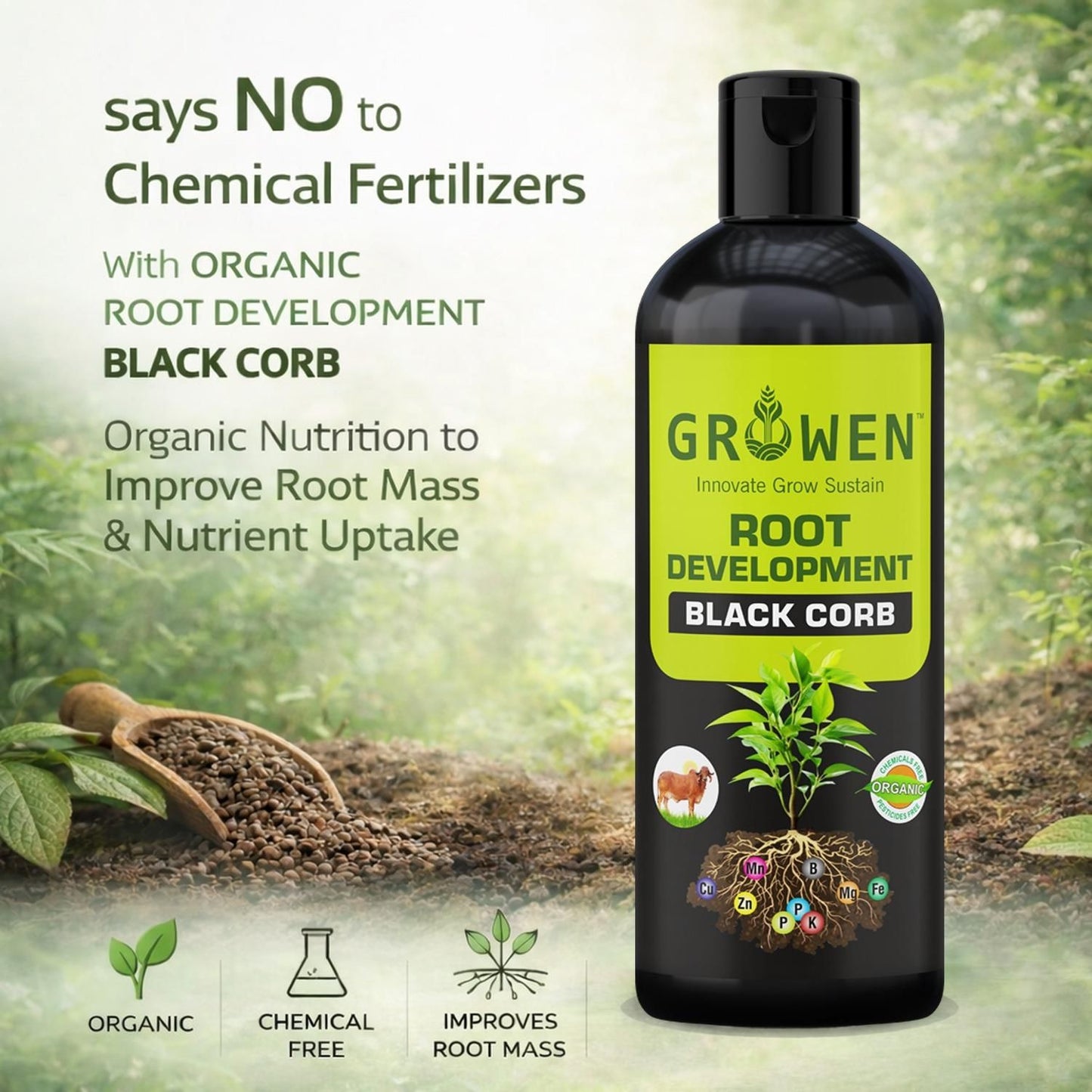 Root Development Black Corb 100 ml and Plant Booster 50 ml