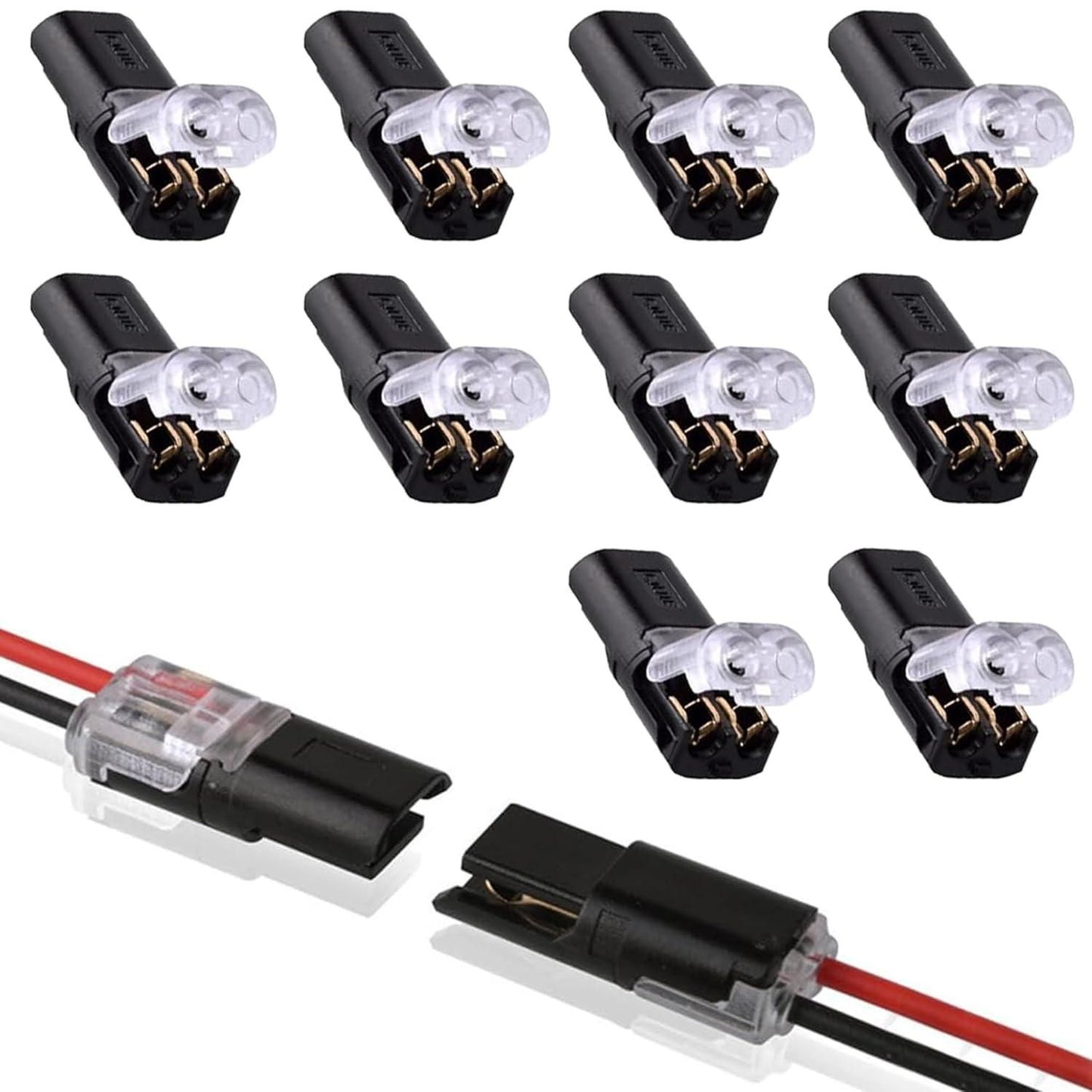 2 Pin Cable Connector  (Pack of 5)