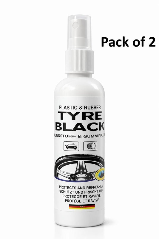 Plastic Rubber Tyre Shine Protector Spray 100 ml (Pack of 2)