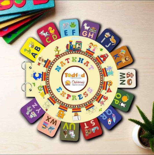 TodFod Natkhat Express Alphabet Learning Book for Kids
