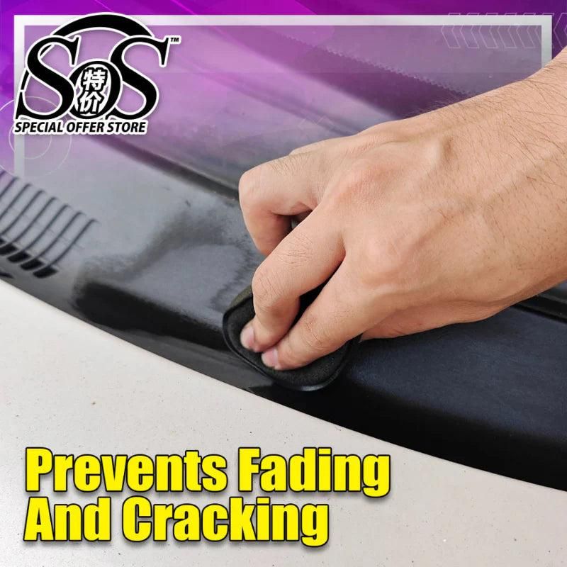 Trim & Plastic Restorer Black Paint 50 gm (Pack of 2)