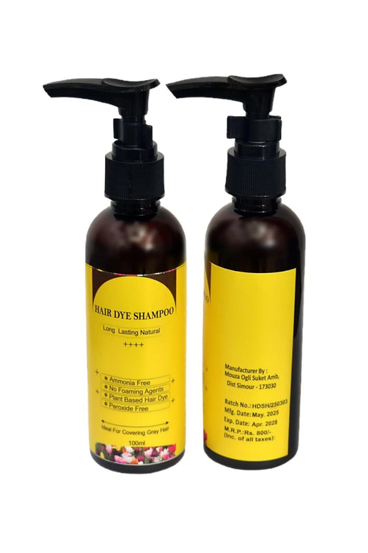 Long Lasting Natural Hair Dye Shampoo 100ML (Pack of 2)