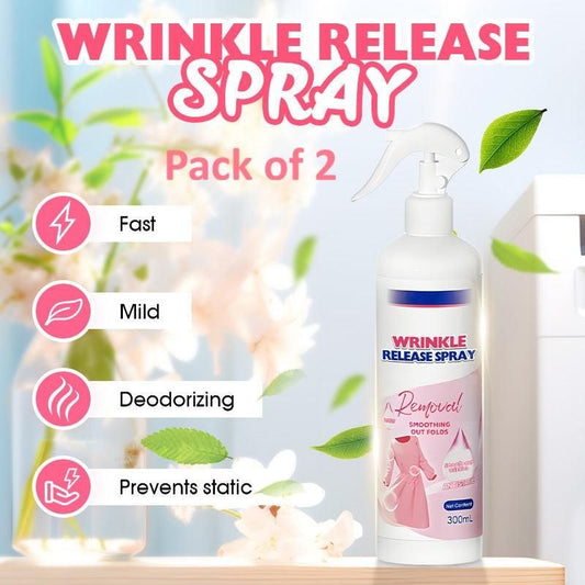 Multi-Functional Wrinkle Release Spray 300 ml (Pack of 2)