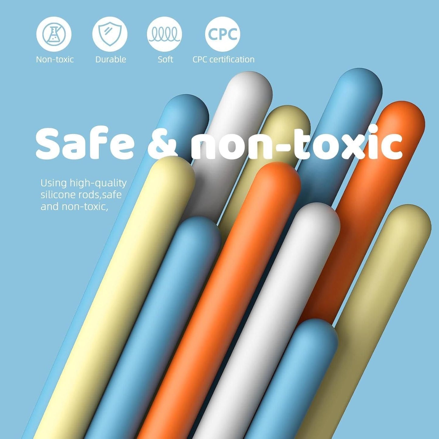 Sensor Activity Board Double-Sided Silicone Montessori Toy