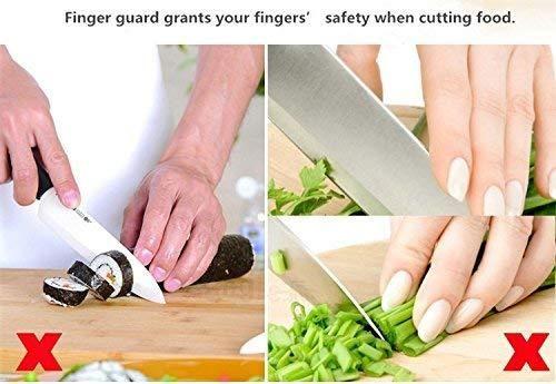 Kitchen - Steel Finger Guard Cut Cutting Protector