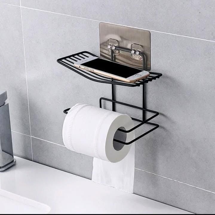 Self Adhesive Phone and Toilet Paper Holder