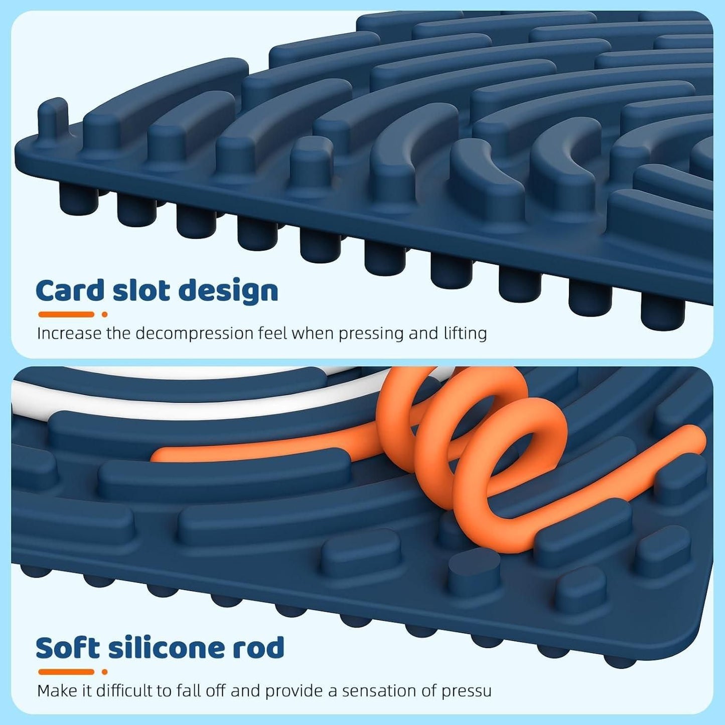 Sensor Activity Board Double-Sided Silicone Montessori Toy