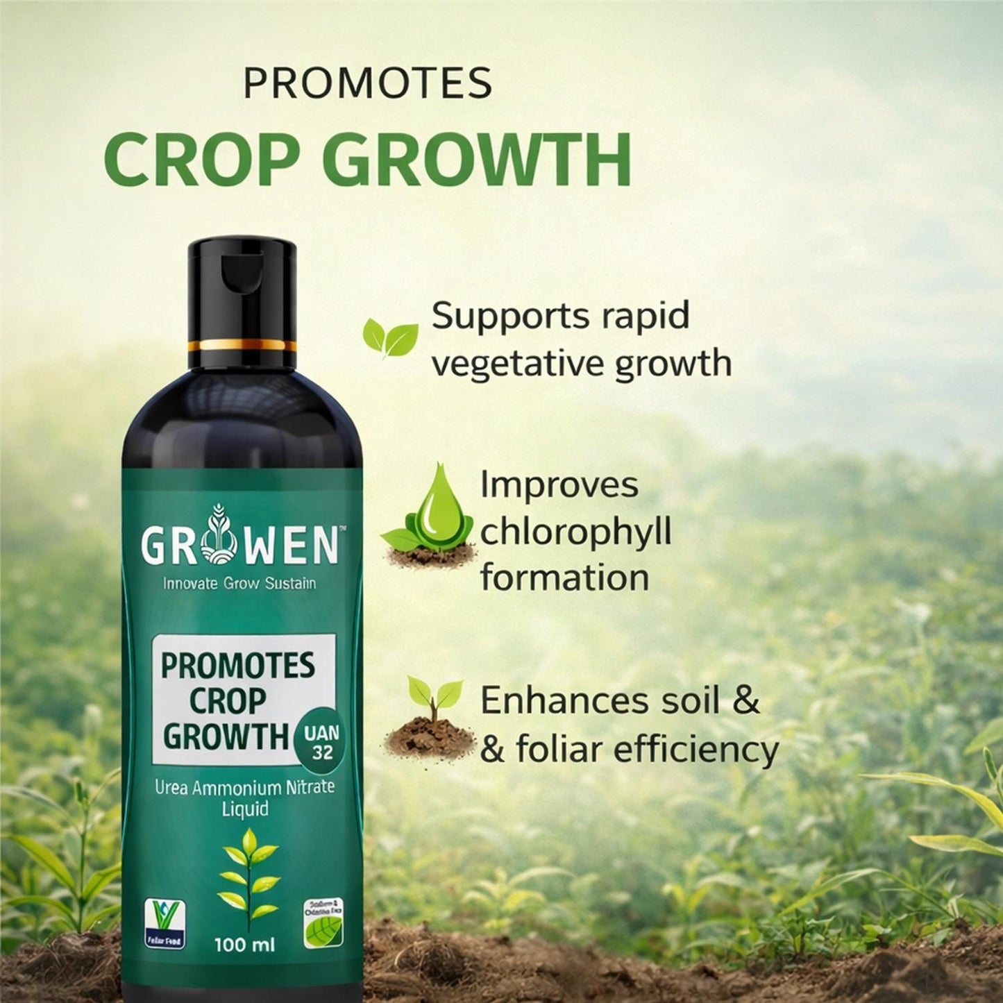 Promots Crop Growth 100 ml and Plant Booster 50 ml