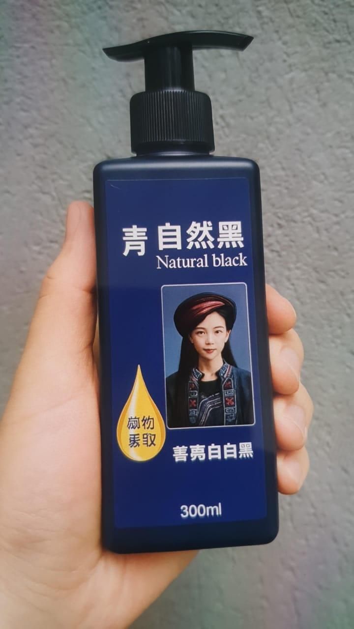 Plant Formula Hair Dye Shampoo 300ml