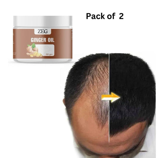 ZEG GINGER OIL 100GM ? 100% Natural Multipurpose Oil for Hair, Skin & Body (Pack of 2)