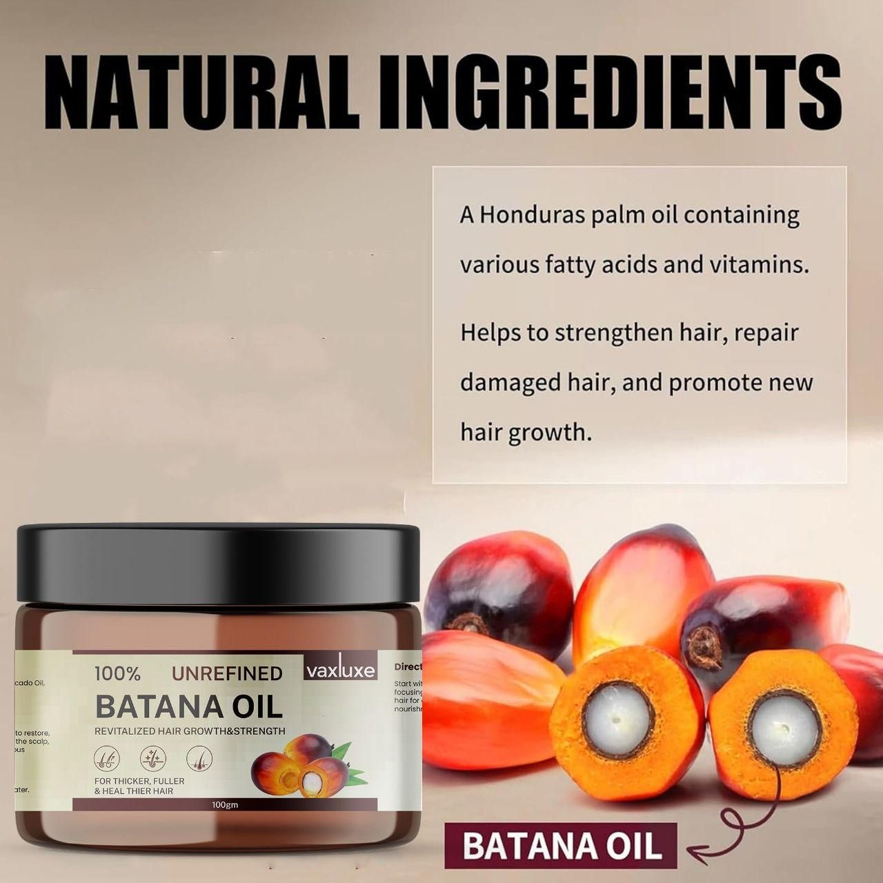 Batana Oil Revitalized Hair Growth & Strength 100 gm Pack of 1